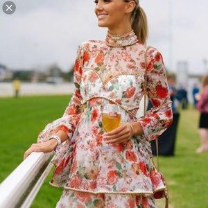 Thurley meadow print dress